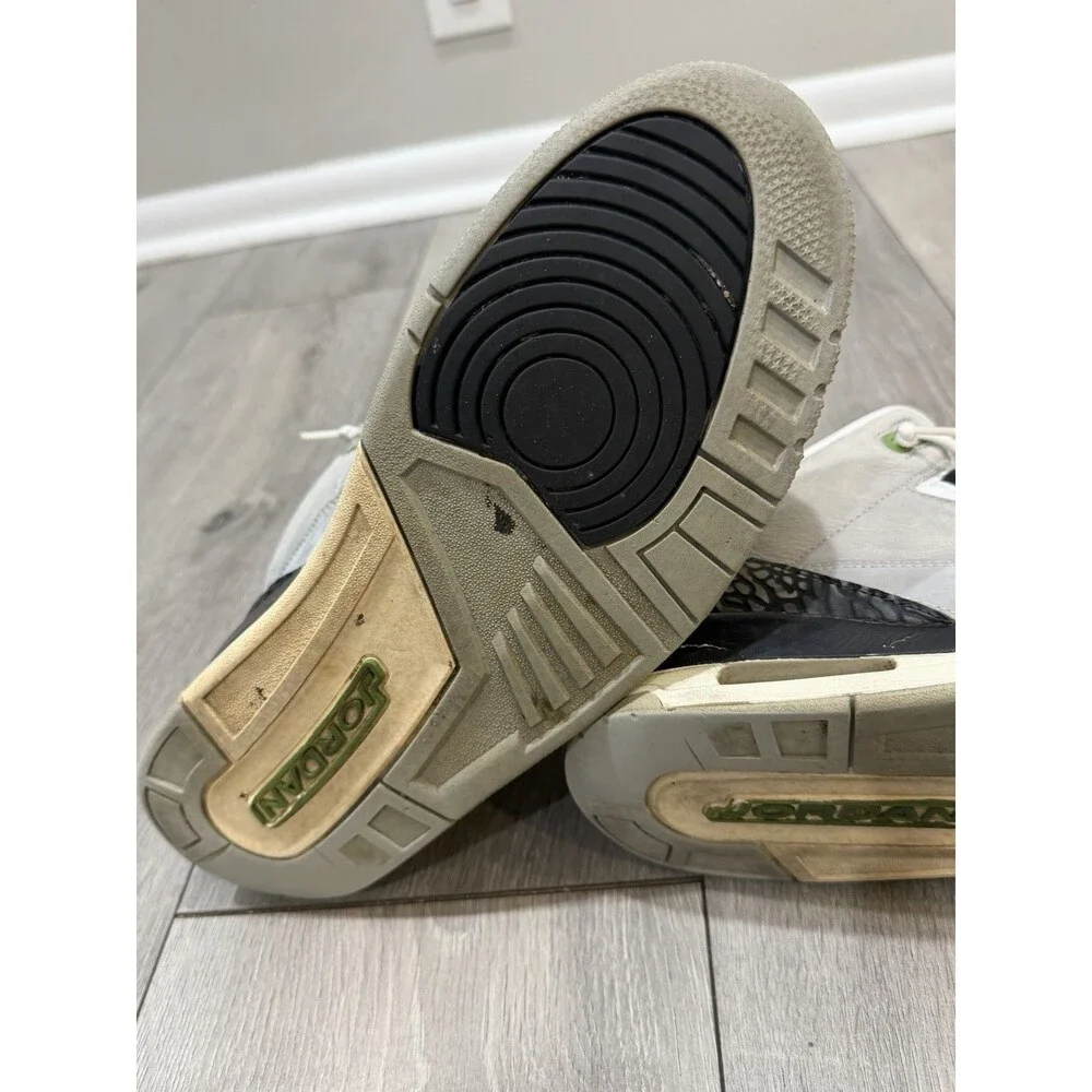Size 13 - Air Jordan 3 Retro Chlorophyll 2018 Grey Black Green 136064-006